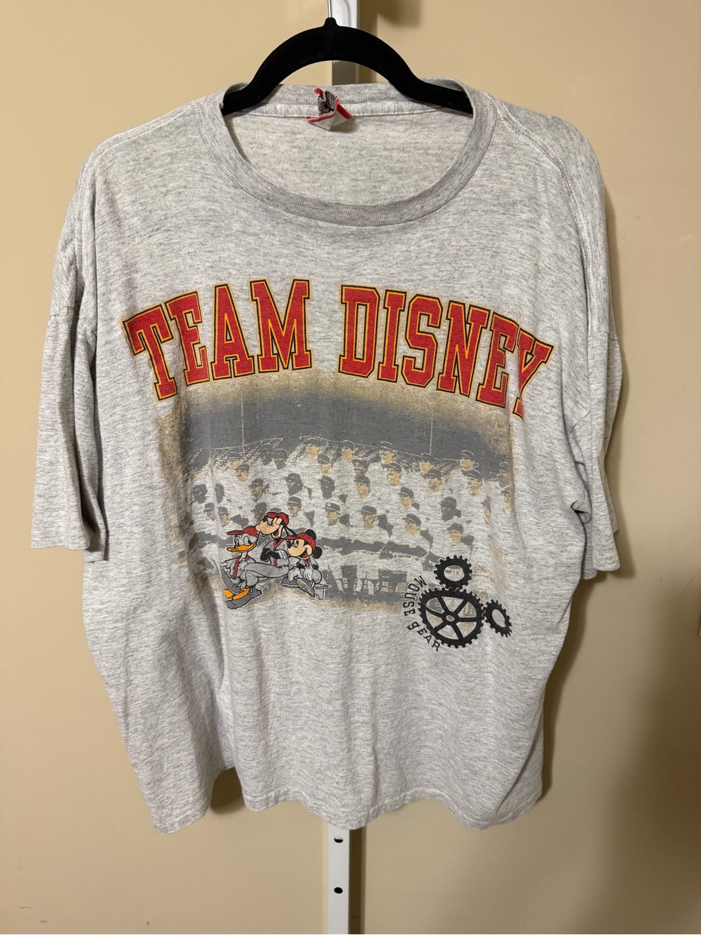 VINTAGE 1990s Disney Gray 'Team Disney' Shirt